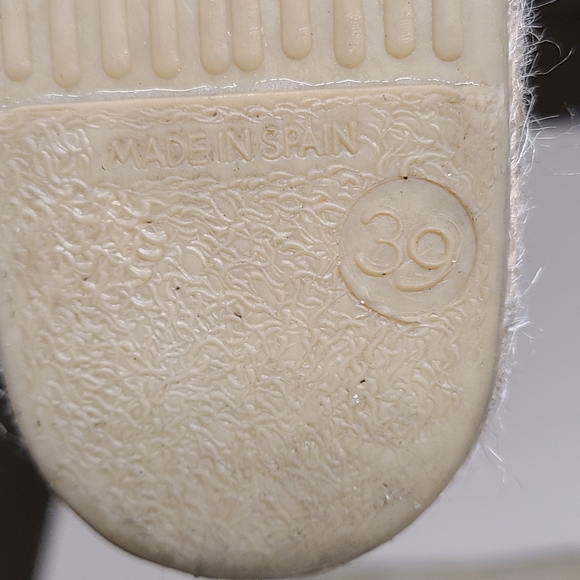 Gaimo Paola Slingback espadrille wedge flats size 39 - Picture 9 of 9